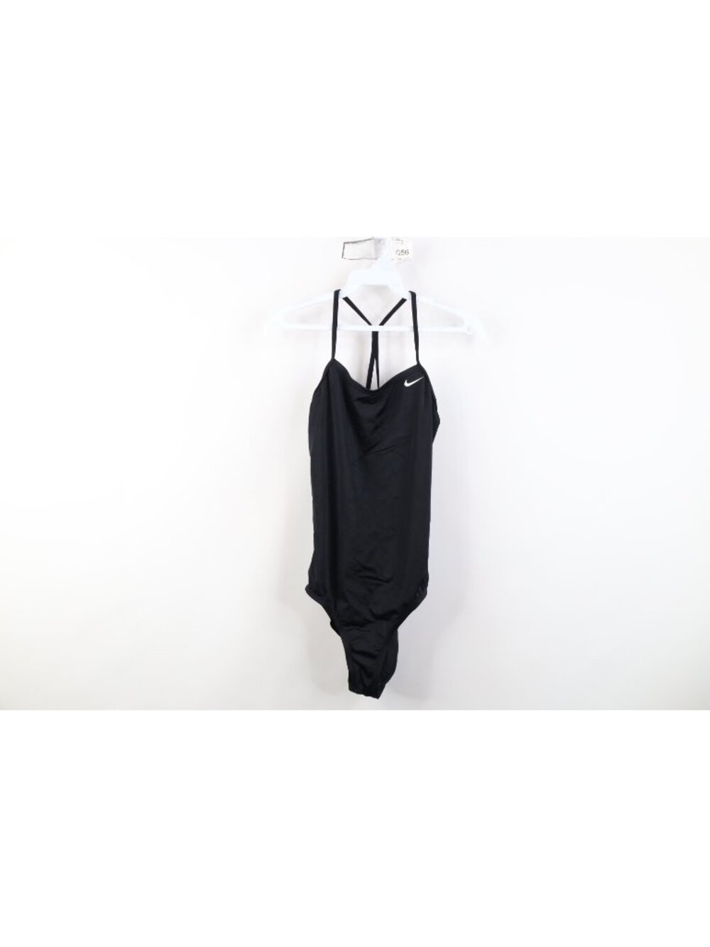 Vintage Y2K Girls XL Travis Scott Mini Swoosh One Piece Swim Suit Festival Black